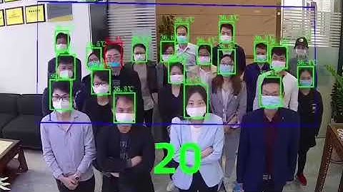 AI intelligent infrared body temperature measurement system