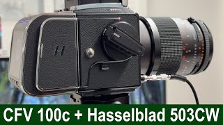 Hasselblad CFV 100c + Hasselblad 503CW | Digital Back + Medium Format Film Camera