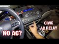 Honda Civic 2003-2012 AC FUSE and Relay is causing AC shut down problem