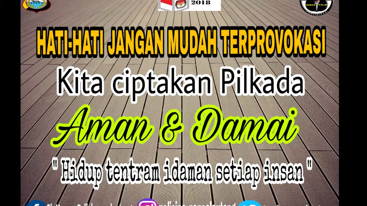 Meme Pilkada Damai YouTube