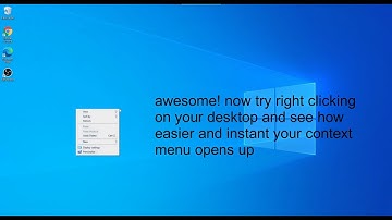 How to fix slow context menu (right click menu)