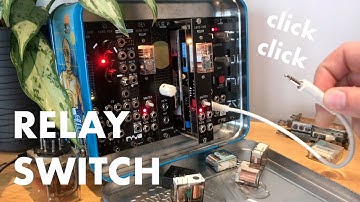 1606 Electro-Magnetic Switch DEMO - Clicky Mechanical Eurorack Module