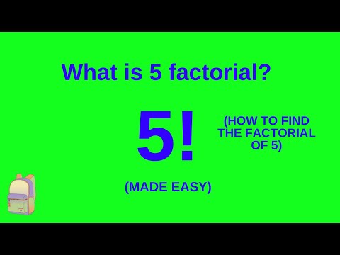 How to Find 5! [5 factorial] Made Easy!