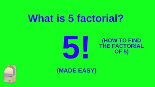 Famous How to Find 5! [5 factorial] Made Easy! Wealth