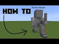 🎓Minecraft: SMALL stone STATUE tutorial how to
