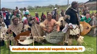 Amazulu Amabutho Eholwa Umntwana Unkinobho Ebusisa Umcimbi Weqembu Amazulu Fc Kwamashu 