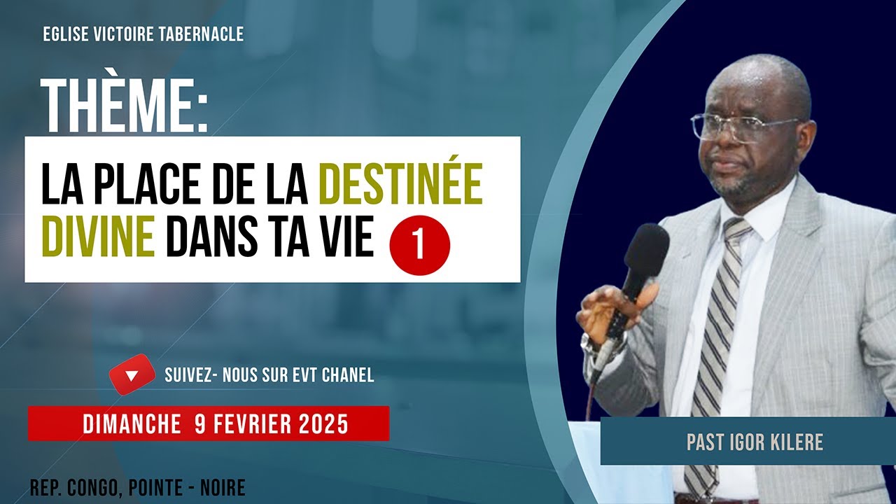 LA PLACE DE TA DÉSTINÉE DANS TA VIE Du 09/02/2025 - YouTube