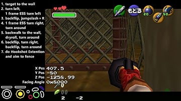 Setup for Gerudo Training Grounds Bombchus with Hookshot and Stalfos Key