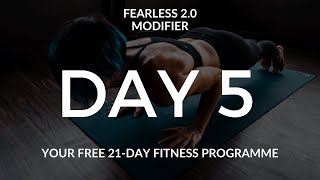 DAY 5 // MODIFIER // BOXING CIRCUIT // FEARLESS 2.0 | THE HIIT DUDE