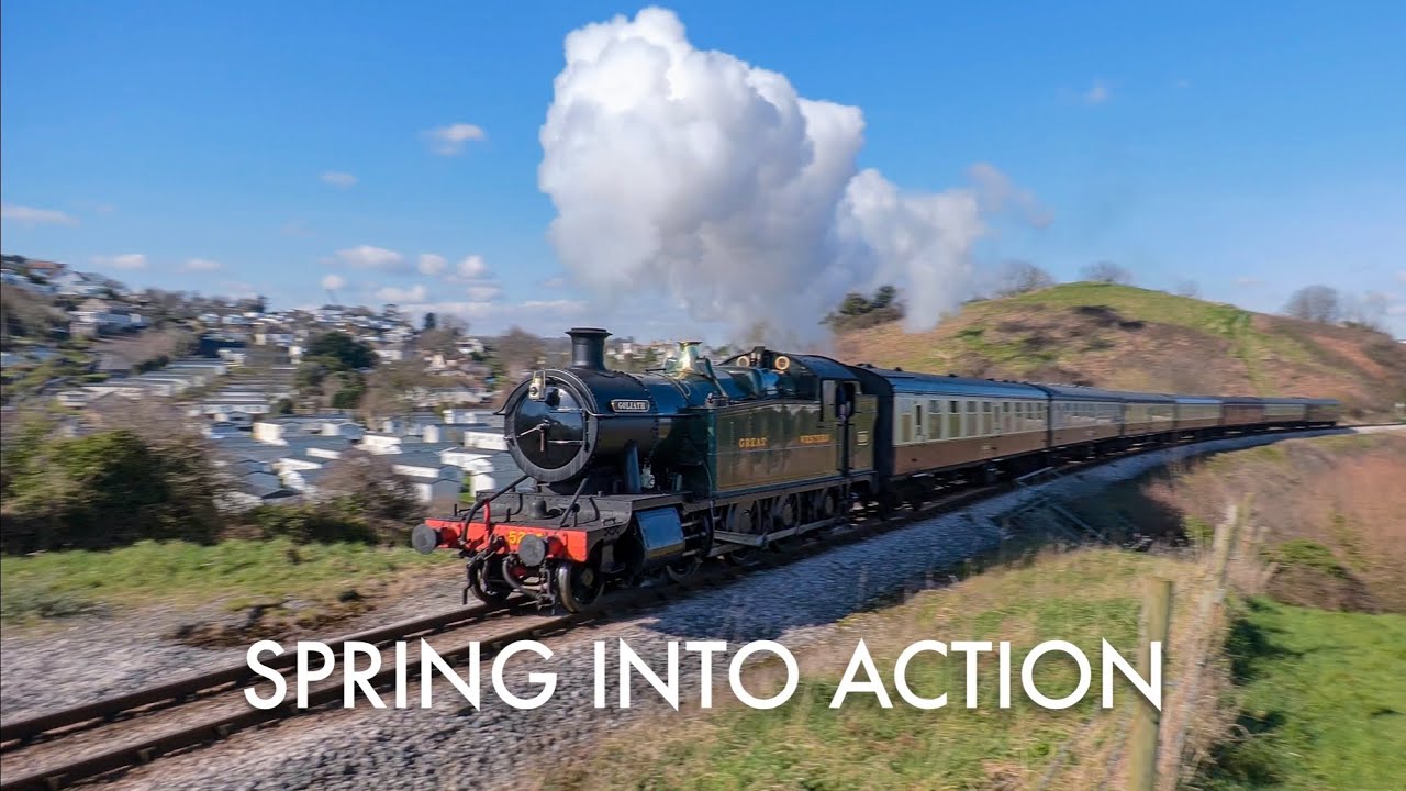5239 Goliath Springs Into Action: Dartmouth and Paignton Steam Railway - 2025