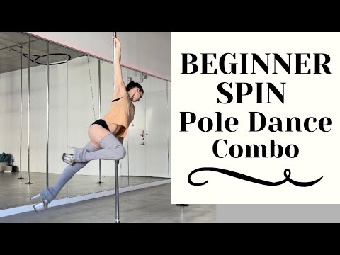 BEGINNER SPIN Pole Dance Combo || Spin Pole Dance Moves For Beginners