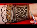 Elegant bridal mehndi designs for full hands beautiful bridal mehndi front side bridal henna