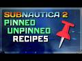 Subnautica 2 Pin Recipe Guide 📌 Track Materials on Screen & Unpin Items