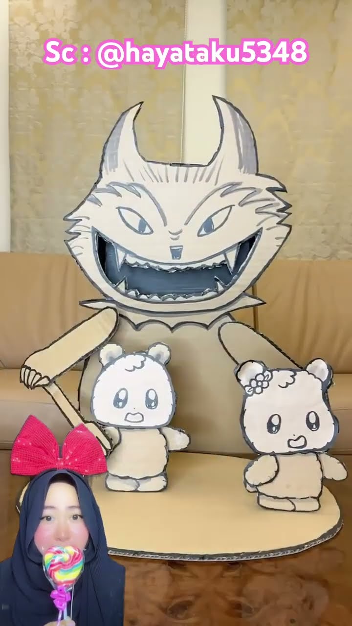 DIA MENYELAMATKAN BERUANG DARI MONSTER ⁉️? @hayataku5348 #shorts #funny #dubbing