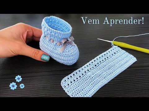 EASY STEP BY STEP CROCHET SHOE