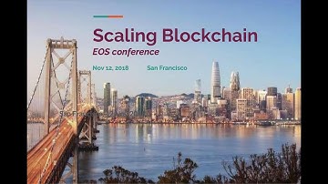 Scaling Blockchain EOS Conference 2018 Promo