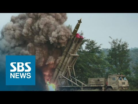 북한, 발사체 2발 &amp;#39;내륙 관통&amp;#39; 발사…&amp;quot;초대형 방사포 추정&amp;quot; / SBS