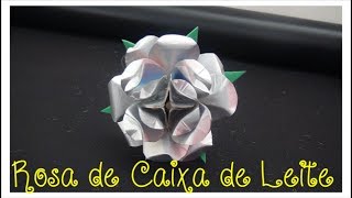 ROSA DE CAIXA DE LEITE – Com Molde