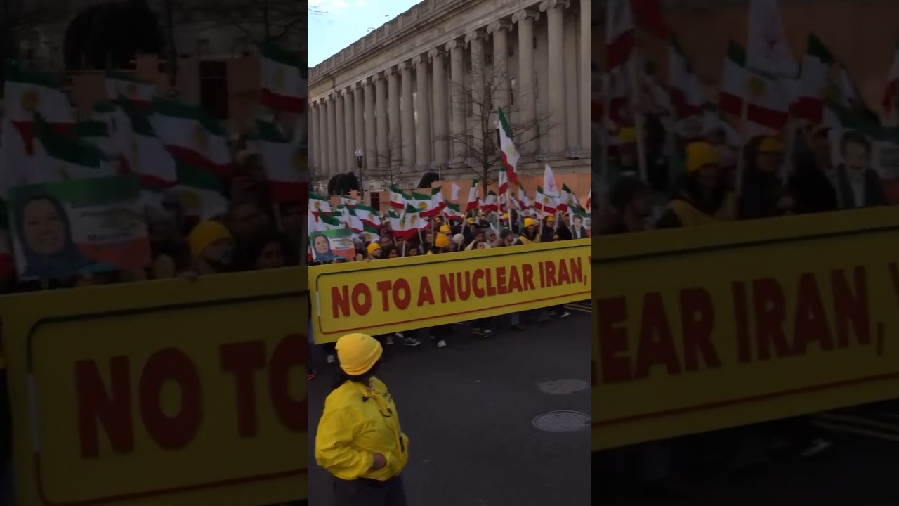 The people of Iran staged a big protest against the current government of Iran. 