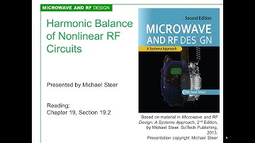 Harmonic Balance Analysis of Nonlinear RF Circuits