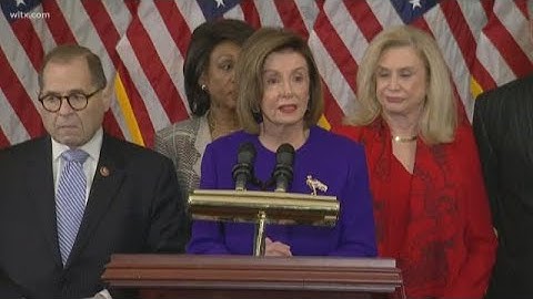 Democrats unveil articles of impeachment against President Trump: raw video