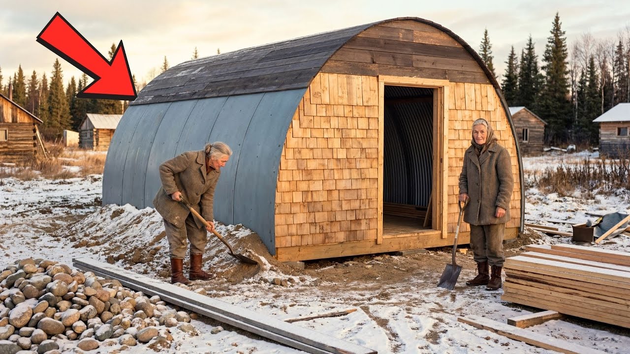 They Laughed at the Widow’s Quonset Mini-Cabin Build — Then It Proved 67° Warmer Than All Cabins