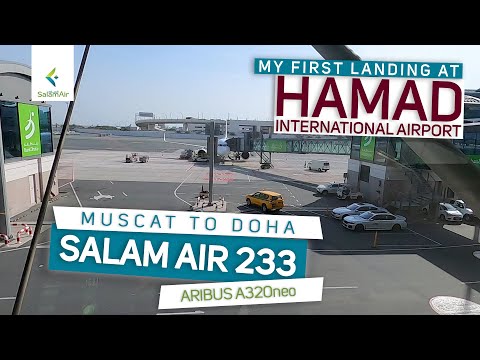 SalamAir 233 | Muscat ᴏᴍ to Doha Qᴀ | First time on LOW-COST CARRIER!