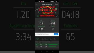 PET || Run Tracker apps distance measurement is not accurate. #rrc_group_d_result2022#rrb_gr_d #pet screenshot 3