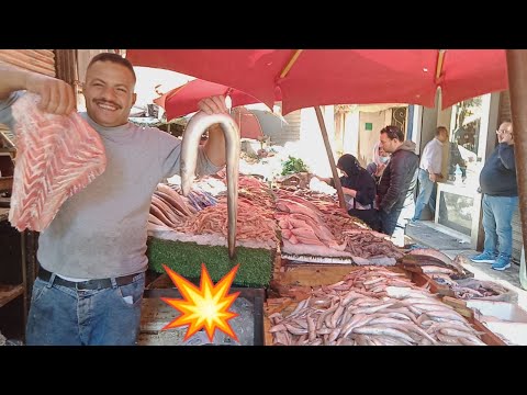 معقولة الاسعار دي السمك البلدي السويسي في اكبر سوق شعبي سوق السيدة زينب الأسعار مفاجأة 