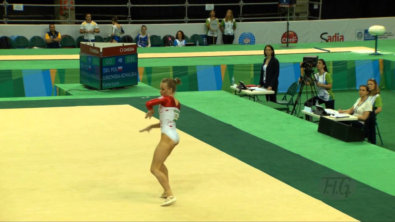 JURKOWSKA-KOWALSKA Katarzyna (POL) - 2016 Olympic Test Event, Rio (BRA) - Qualifications Floor Exer