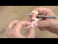 Dolls making tutorial how to sculpt a doll hand part 2  polymer clay