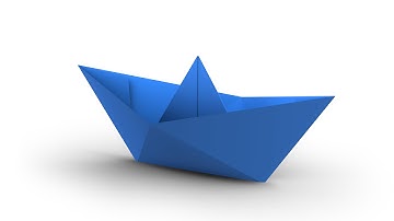 How To Make A Simple Origami Boat That Floats (HD)