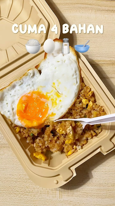 bikin nasi goreng paling mudah😱#resepmasakan