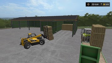 Bale stacking | Grass man | Farming Simulator 2017 | Episode 2