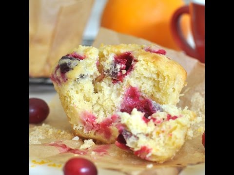 Bakery -Style Homemade Cranberry-Orange Muffins by Cooking with Manuela