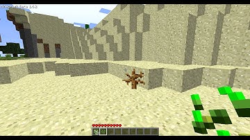 Minecraft beta 1.6.2 update dead vegetation in the desert!!!