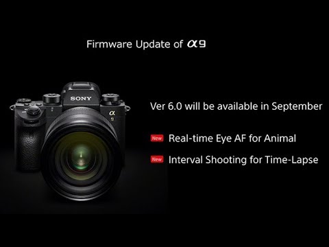 Sony a9 firmware V 6.0 features