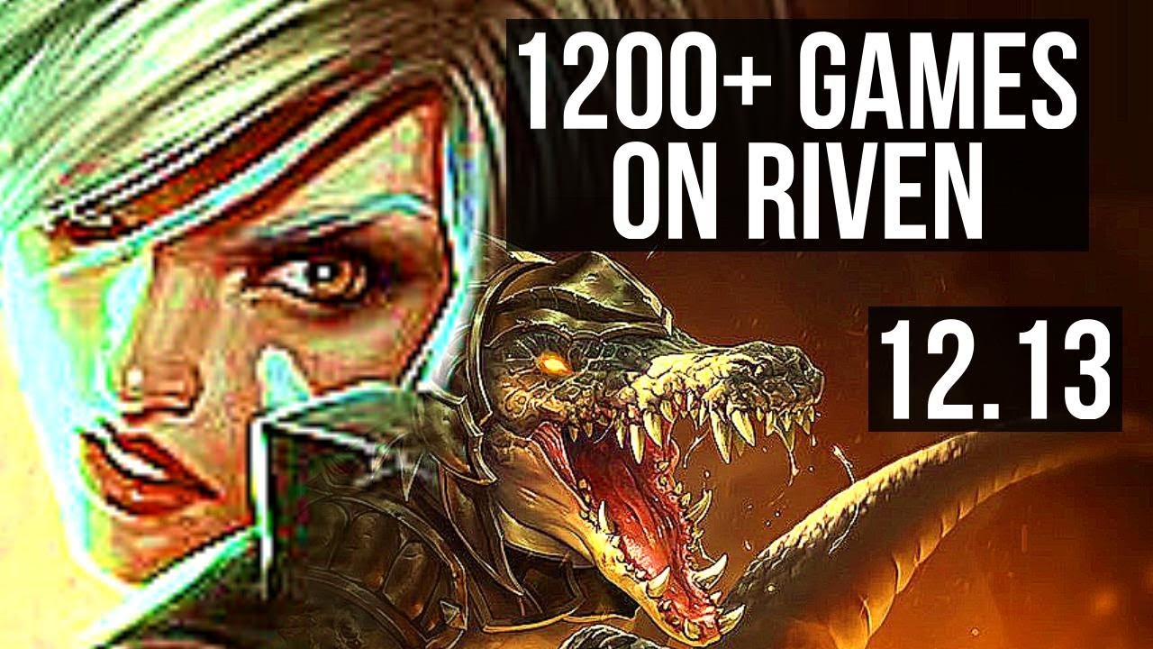 RIVEN vs RENEKTON (TOP) | 2.6M mastery, 1200+ games, 6 solo kills, 15/3