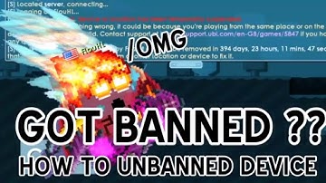 OMG GOT BANNED??? HOW TO UNBANNED DEVICE IP ADDRESS GROWTOPIA