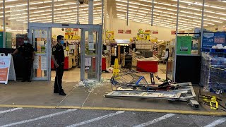 Several people injured when driver slams into Houston Fiesta store