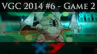 VGC 2014 Battle #6 - Game 2 - Focus energy Mega Pinsir!! - *LIVE*