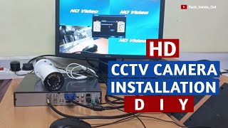 cctv camera installation at home - simple diy