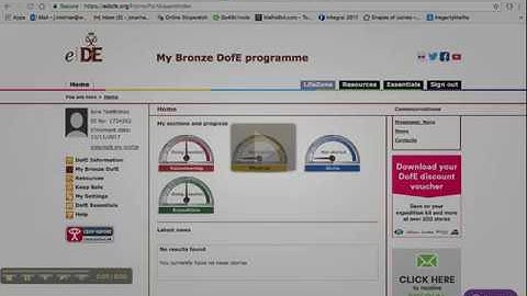 Submitting evidence for eDofE approval.