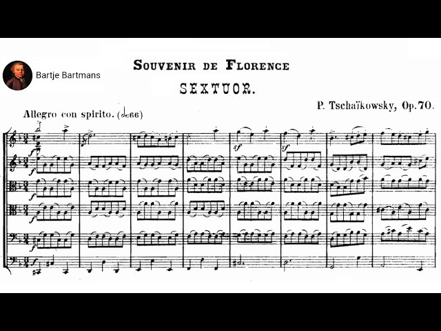 Tchaïkovsky - Sextuor "Souvenir de Florence":1er mvt : Orch Chbre Orpheus