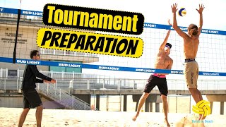 Beach Volleyball Training | How to Prepare for a Tournament | Kolinske/Burik vs Honer/Joyner screenshot 5