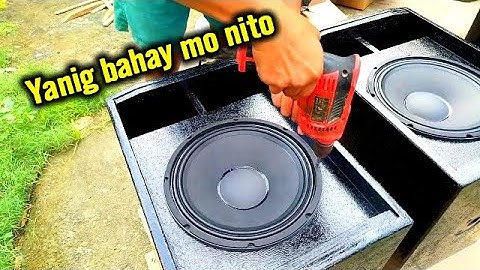 Testing 2 SUBWOOFER SPEAKER 1000watts sa L-PORTED BOX D12" | SETUP AND SOUNDCHECK LOUD SOUNDSYSTEM