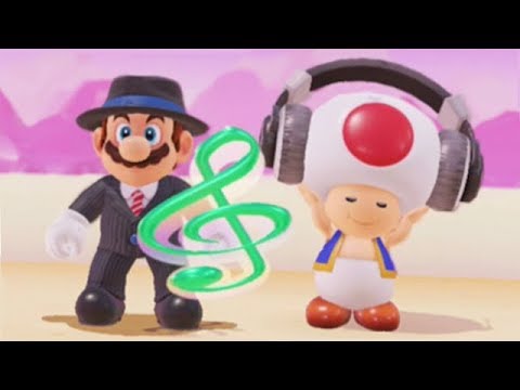 Vídeo: Super Mario Odyssey Music List - Como Desbloquear As 82 Músicas Na Galeria De Música