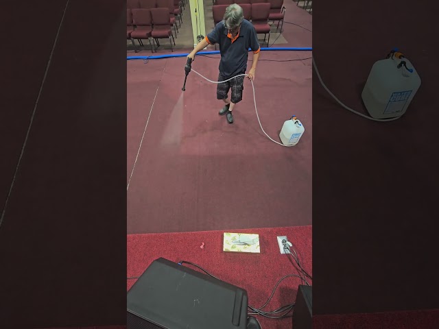 Pressure pre-spray carpet Cleaning, at #gilproclean