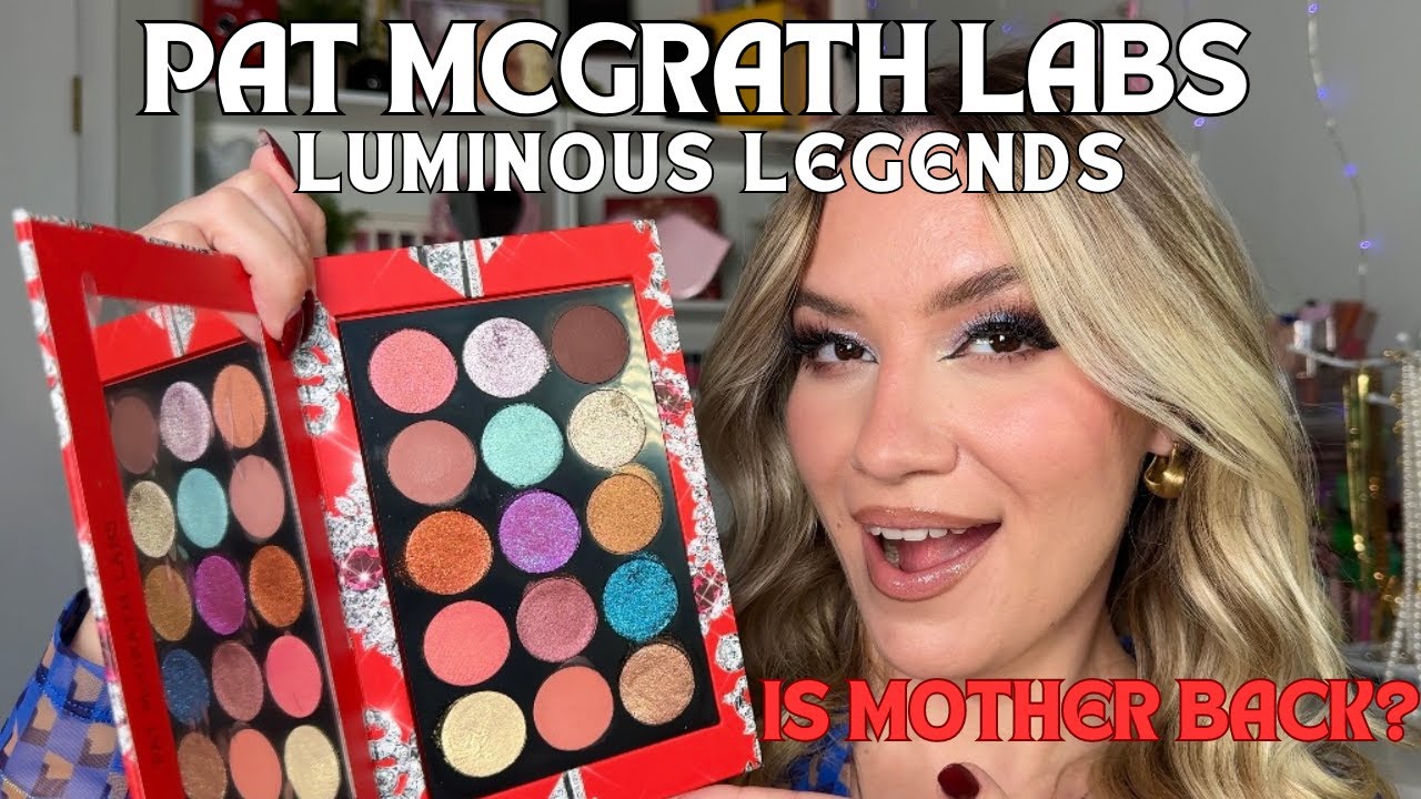 NEW✓PAT MCGRATH LABS LUMINOUS LEGENDS EYESHADOW PALETTE✨| DEMO