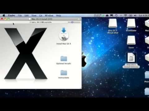 how to put os x snow leopard iso on usb hackintosh